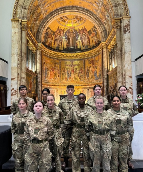 News » St Benedict’s CCF Cadets honoured to attend Coronation